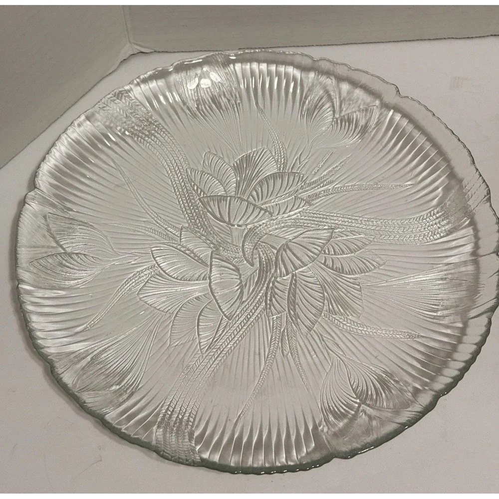 Vintage Arcoroc Canterbury Crocus 10.75 Dinner Plate/Set of‎ 4. Excellent Cond